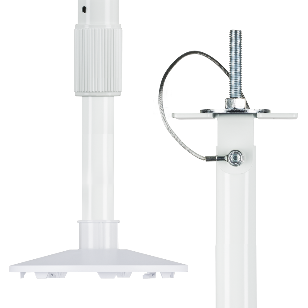 6' Telescoping Ceiling Mount Camera Pole Clinton Electronics